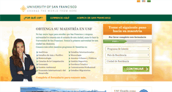 Desktop Screenshot of maestriasensanfrancisco.com