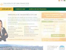 Tablet Screenshot of maestriasensanfrancisco.com